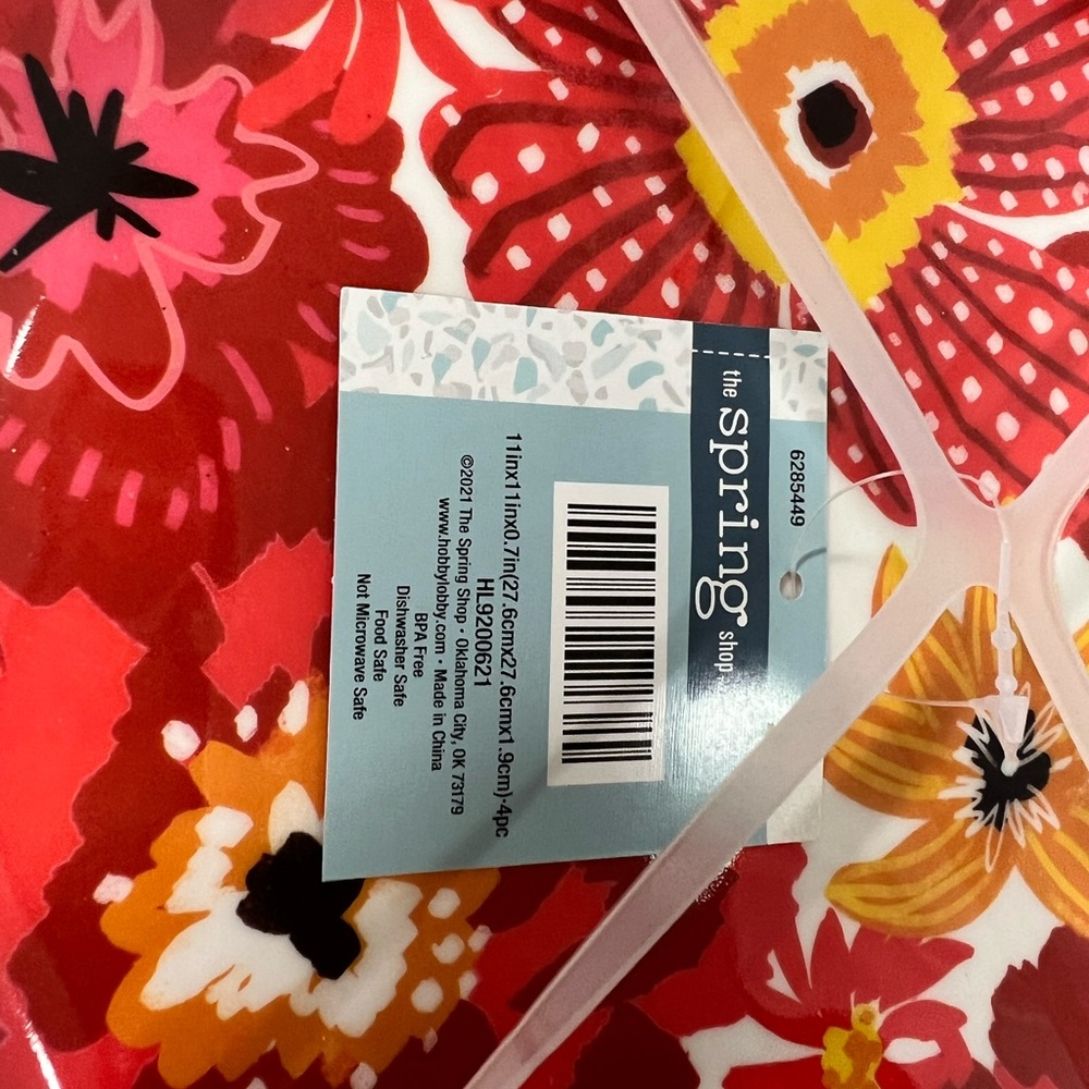 Floral Red pattern - Picture 8 of 8